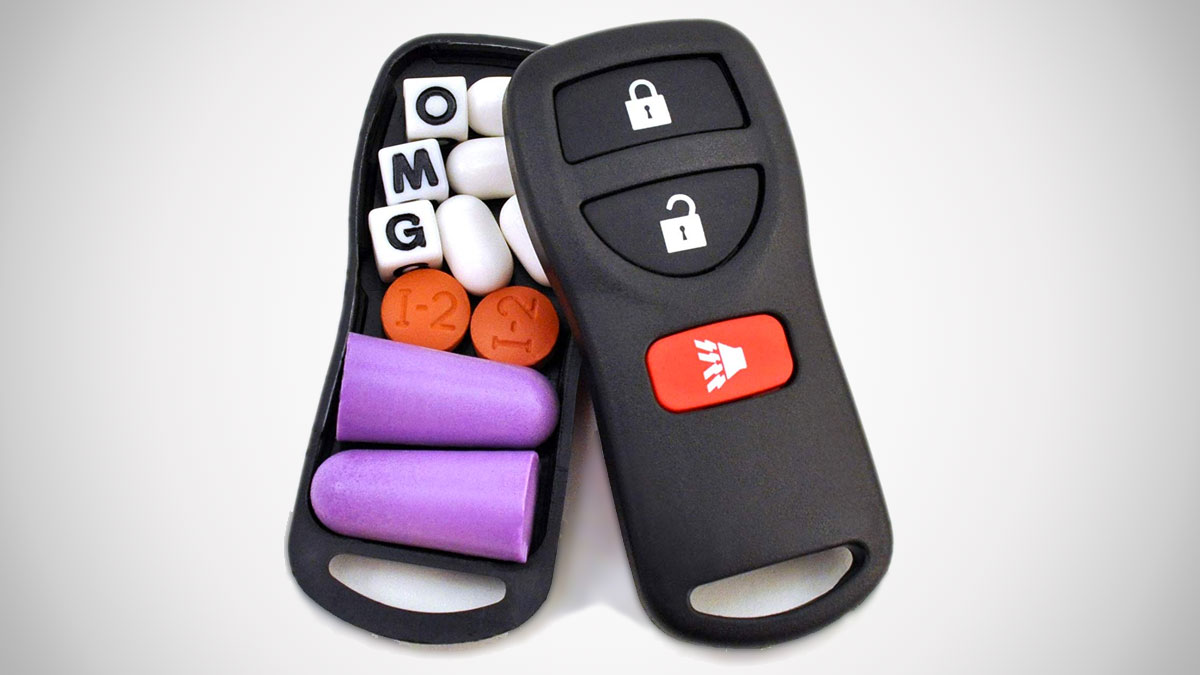The Snea-Key Fob Secret Stash Box The Snea-Key Fob Secret Stash Box