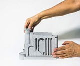 The Factory Concrete Rolling Ball Kinetic Sculpture