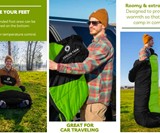Comfy Feet Wiggle-Your-Toes Sleeping Bag