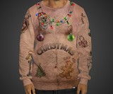 Sexy Chest Christmas Sweatshirt