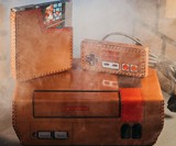 Bexar Goods Leather-Wrapped NES Console