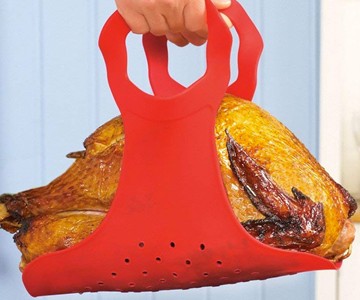 Heat-Resistant Silicone Turkey Lifter Heat-Resistant Silicone Turkey Lifter