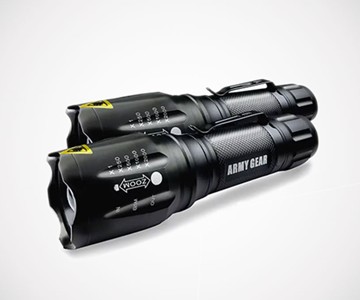Viper 1000-Lumen Tactical Flashlights: 2-Pack Viper 1000-Lumen Tactical Flashlights: 2-Pack