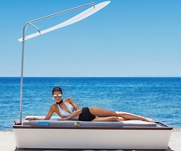 Simba Blue Smart Beach Lounger Simba Blue Smart Beach Lounger