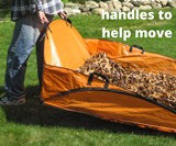 EZ Leaf Hauler Cleanup Tarp for Lawns & Gardens
