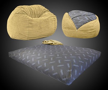 Convertible Bean Bag Chair Bed Convertible Bean Bag Chair Bed