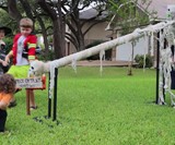 DIY Halloween Candy Slide