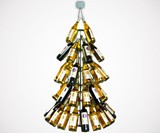 Christmas Tree Wine Bottle Rack