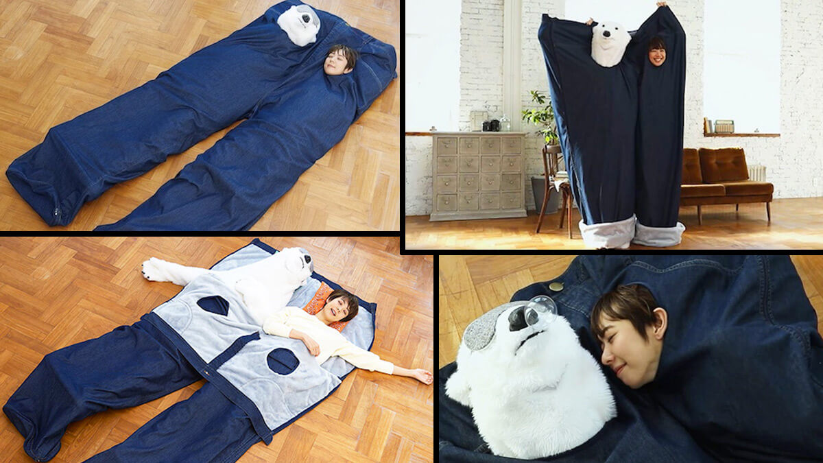 Giant Blue Jeans Sleeping Bag Giant Blue Jeans Sleeping Bag