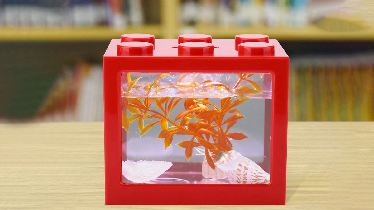 Stackable Building Brick Betta Fish Tank