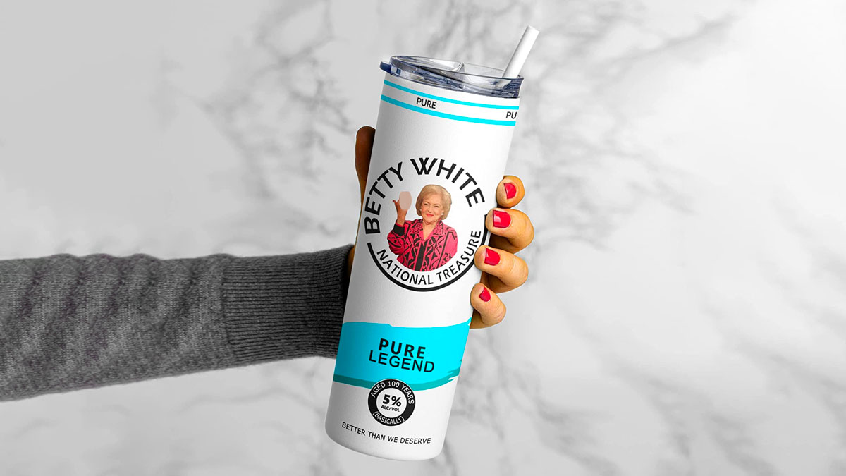 Betty White Hard Seltzer Tumbler Betty White Hard Seltzer Tumbler