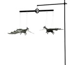Campfire Flyers Flame-Powered Kinetic Dragon Sculpture