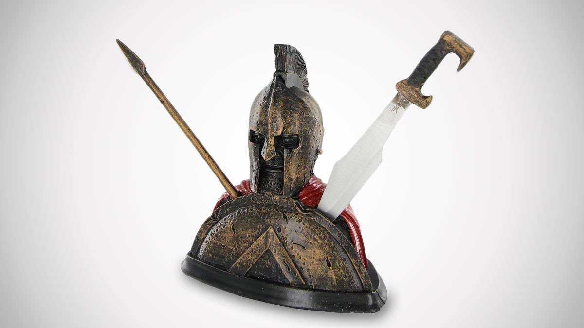 Hoplite Warrior Spartan Desk Accessory