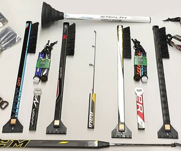 Recycled Hockey Stick BBQ Tools Recycled Hockey Stick BBQ Tools
