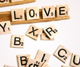 Edible Chocolate Scrabble Letters