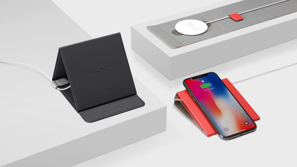 Ziistle Triangle Foldable Wireless Qi-Certified Charger