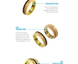 Collide Connecting Engagement & Wedding Rings for Men