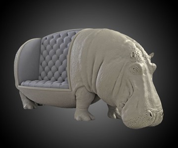 Hippopotamus Sofa Hippopotamus Sofa