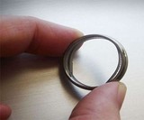 Shomer-Tec Titanium Escape Ring