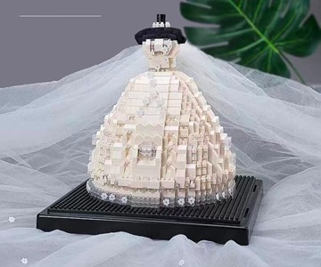 Wedding Dress Building Block Set