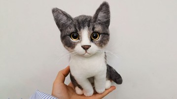 Custom Stuffed Cat Replica Custom Stuffed Cat Replica