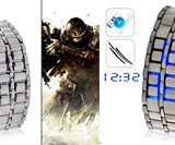 Iron Samurai Blue LED Watch