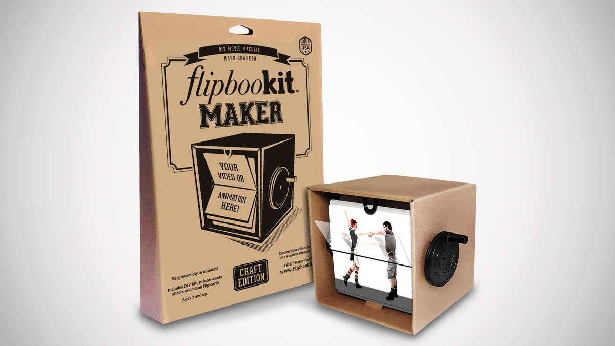 FlipBooKit Maker Kit - DIY Hand-Cranked Movie FlipBooKit Maker Kit - DIY Hand-Cranked Movie