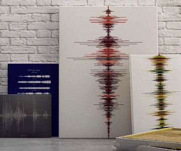 Soundwave Voice Message Art & Jewelry Soundwave Voice Message Art & Jewelry