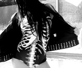 Black Skeleton Swimsuit