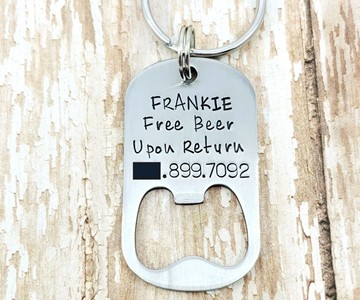 Bottle Opener Dog Tags