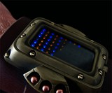 Steampunk LED Watch Closeup