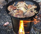 Swedish Fire Torch Log Grill