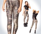 Middle Earth Map Leggings
