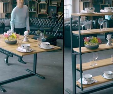 SWING Convertible Table & Shelf SWING Convertible Table & Shelf