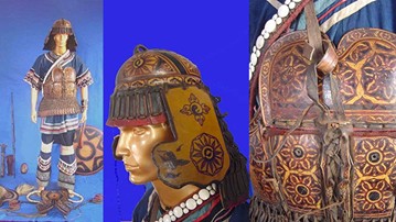 Chinese Yi People's Antique Leather Armor Chinese Yi People's Antique Leather Armor