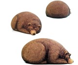 Big Sleeping Grizzly Bear Bean Bag