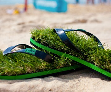 Grass Flip Flops Grass Flip Flops