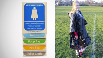 Gotta Go Poncho - Disposable Poncho Toilet Gotta Go Poncho - Disposable Poncho Toilet