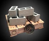 Miniature Cinder Blocks