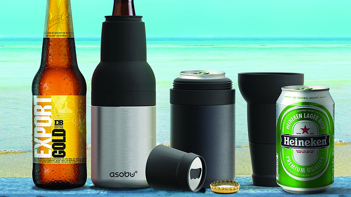 Asobu Frosty Beer 2 Go Bottle & Can Cooler Asobu Frosty Beer 2 Go Bottle & Can Cooler
