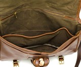 Jacob Bromwell Leather Messenger Bag with Flask Holder