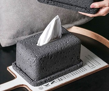 Cement Tissue Box Cover Cement Tissue Box Cover