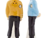 Mr. Spock & Captain Kirk Salt & Pepper Shakers