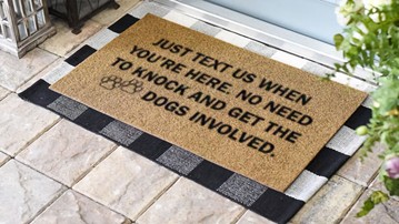 Just Text Us Doormat