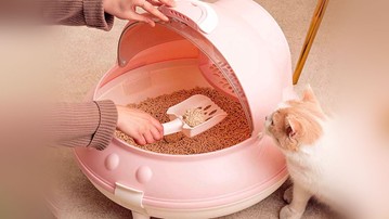 UFO Cat Litter Box