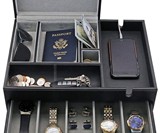 Houndsbay Admiral Dresser Valet & Men's Jewelry Box