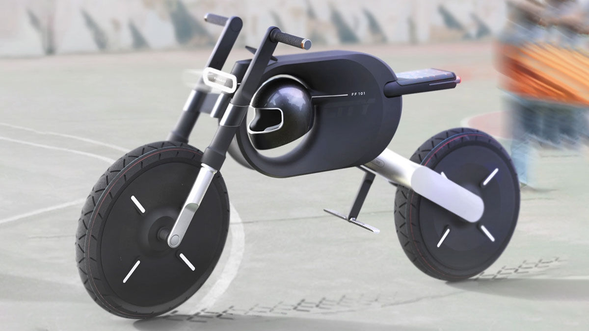 City E-Bike Electric Motorcycle Concept