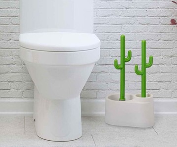 Cactus Toilet Plunger & Brush Set Cactus Toilet Plunger & Brush Set