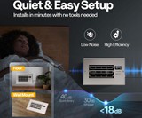 HVAC Register Booster Fan