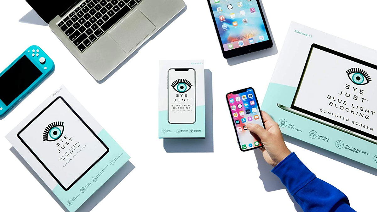 EyeJust Blue Light Blocking Screen Protectors EyeJust Blue Light Blocking Screen Protectors